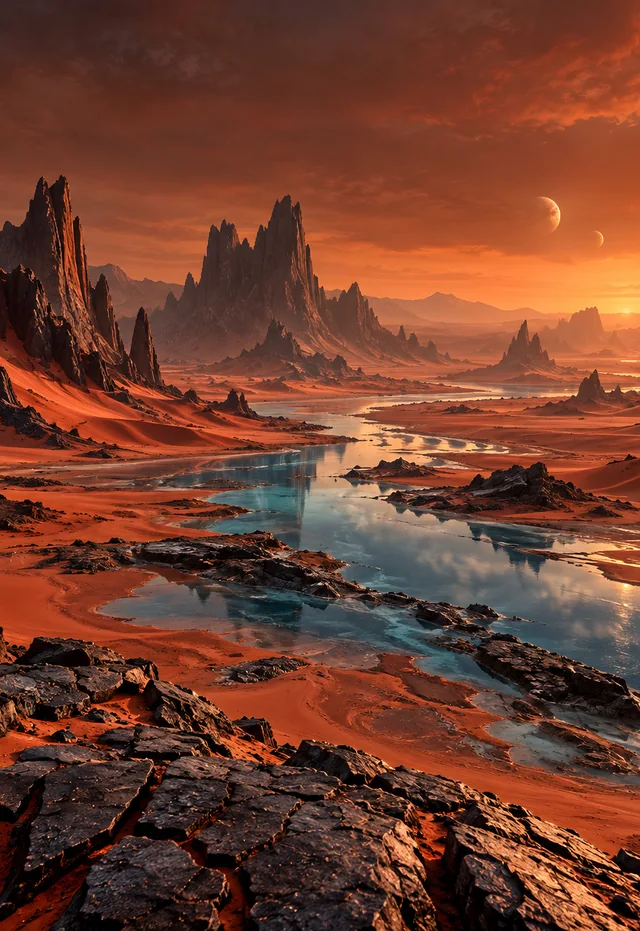 Vermilion Exoplanet